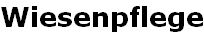Wiesenpflege