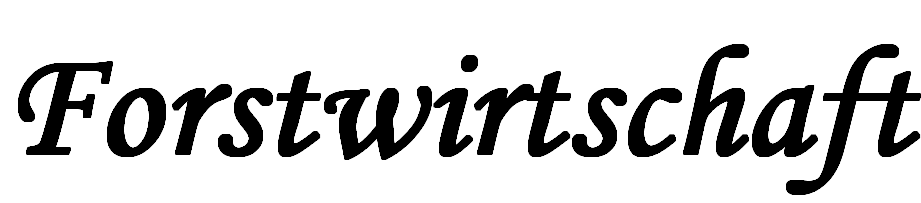 Forstwirtschaft